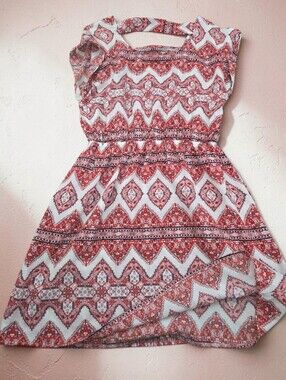 *1486 Hippie Rose summer dress Women size M
